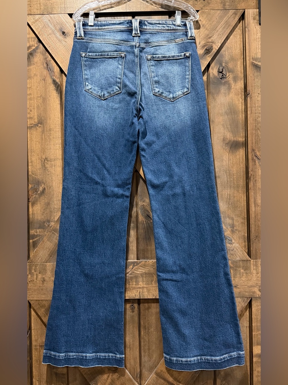 Kancan Wide Leg Flare High Rise Jeans Sz 28 - Picture 5 of 14